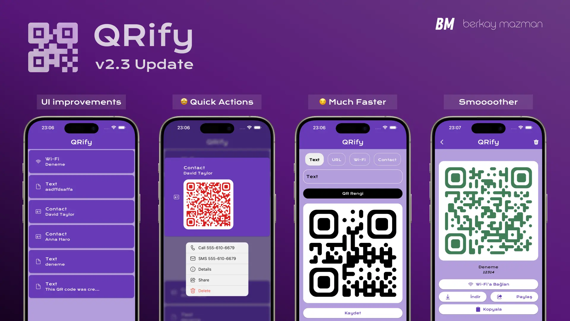 Experience the new features of QRify v2.3